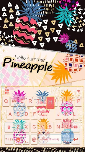 Pineapple Keyboard Theme