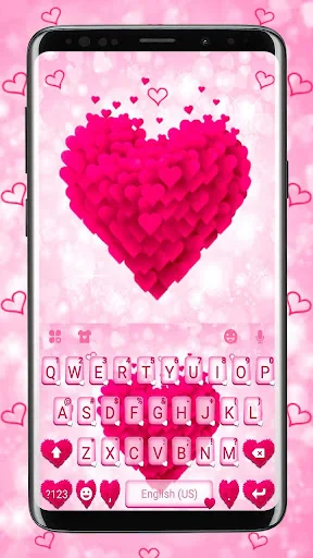 Pink Love Theme screenshot 1