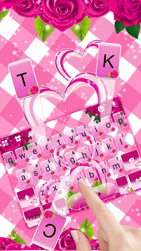 Pink Roses Theme screenshot 2