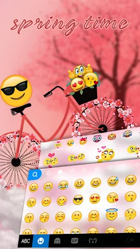 Pink Spring Keyboard Theme screenshot 4