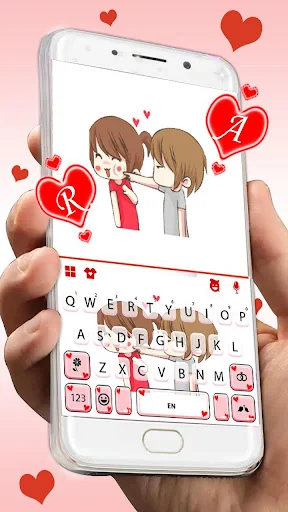 Playful Couple Keyboard Theme