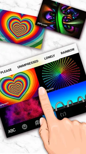 Pretty Unicorn Keyboard Theme screenshot 4