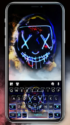Purge Smoke Mask Keyboard Back