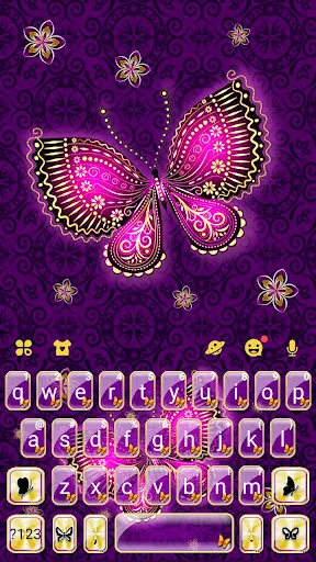 Purple Butterflies Theme