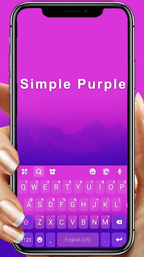 Purple Gradient Keyboard Theme