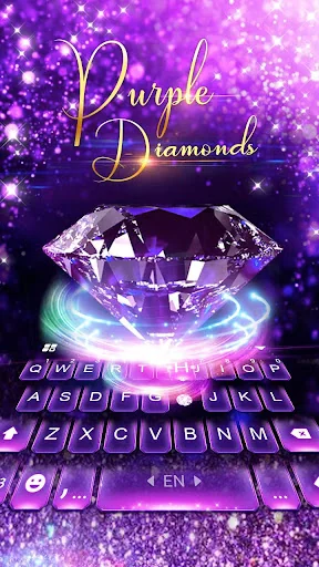 Luxury Diamond keyboard - 3D L screenshot 1
