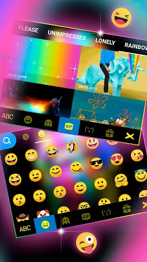 Rainbow Drip Lips Keyboard The screenshot 4