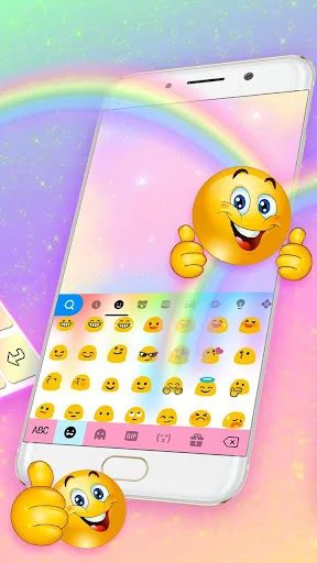 Rainbow Fonts word Keyboard Th screenshot 2