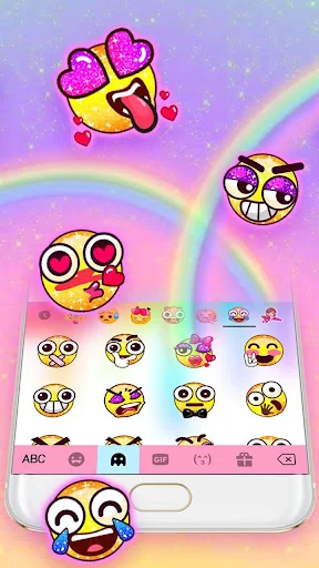 Rainbow Fonts word Keyboard Th screenshot 3