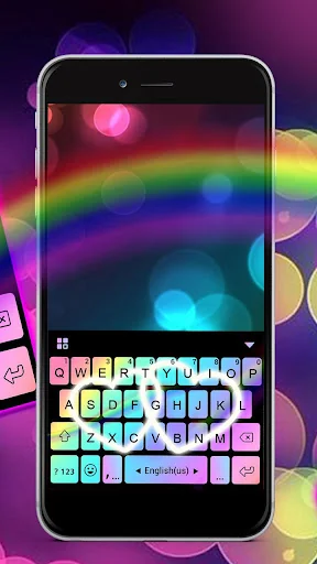 Rainbow Love Fonts Keyboard screenshot 2