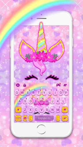 Rainbow Pink Unicorn Theme