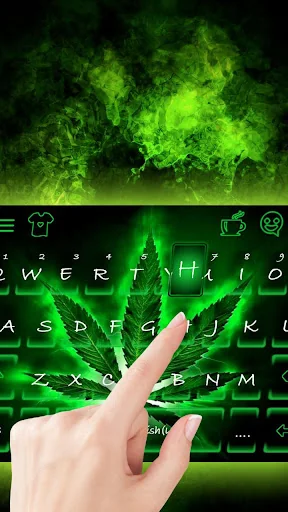 Neon Rasta Weed Wallpapers Key
