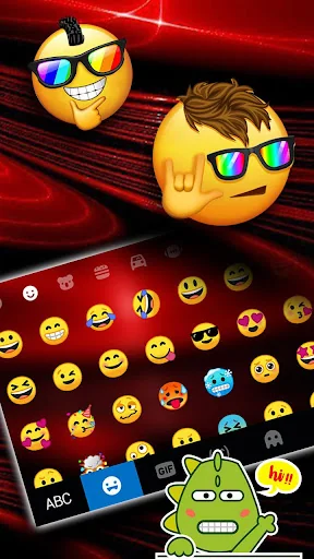 Red Flash 3D Keyboard Backgrou screenshot 3