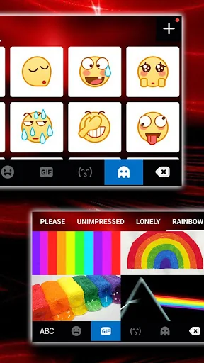 Red Flash 3D Keyboard Backgrou screenshot 4