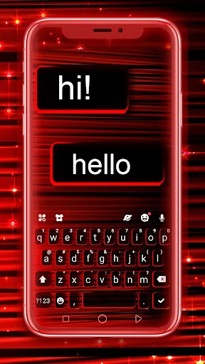 Red LED Flash Theme screenshot 1