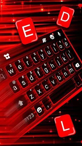 Red LED Flash Theme screenshot 2