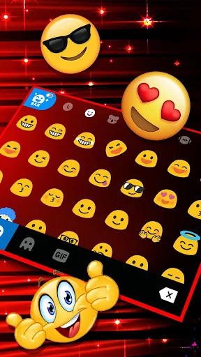 Red LED Flash Theme screenshot 3