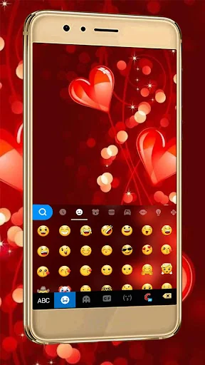 Red Love Heart Theme screenshot 2