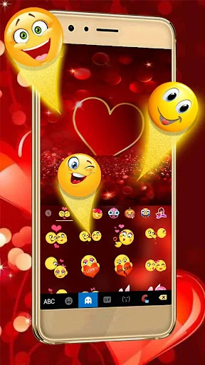 Red Love Heart Theme screenshot 3