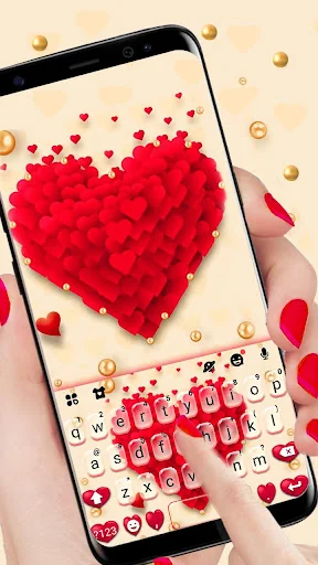 Red Valentine Hearts Theme