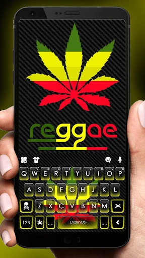Reggae Style Leaf Theme screenshot 1