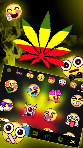Reggae Style Leaf Theme screenshot 3