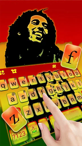 Reggae Style Keyboard Theme screenshot 2