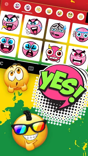 Reggae Weed Leaf Keyboard Back screenshot 3