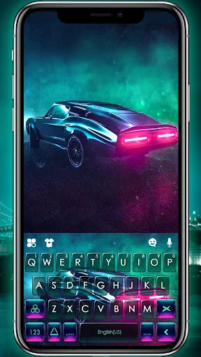 Retro Cyberpunk Car Keyboard T