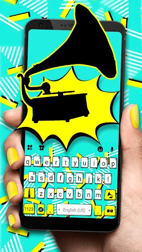 Retro Pattern Keyboard Theme