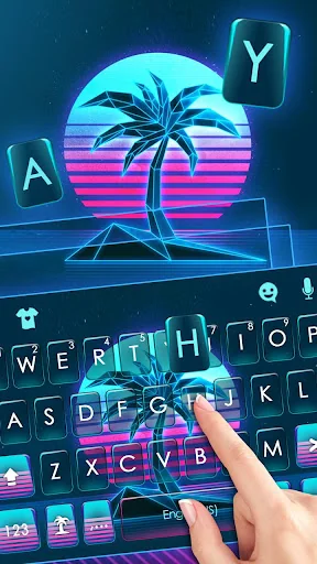Retro Tree Keyboard Theme screenshot 2