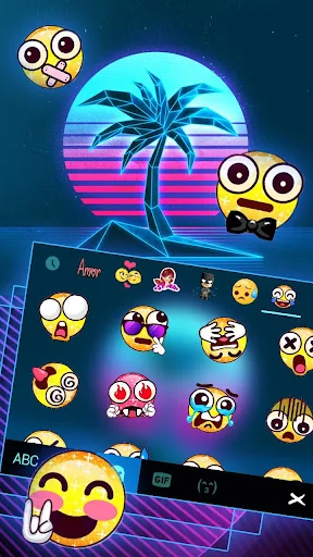 Retro Tree Keyboard Theme screenshot 3