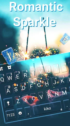 Romantic Firework Keyboard The screenshot 2