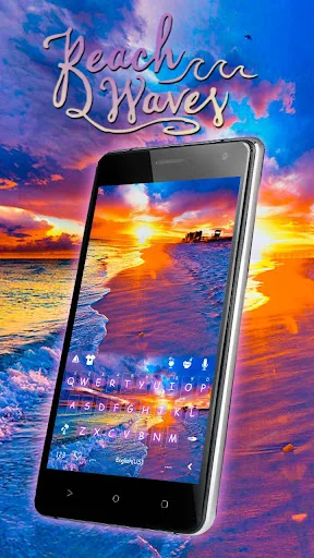 Romantic Colorful Beach Keyboa screenshot 2