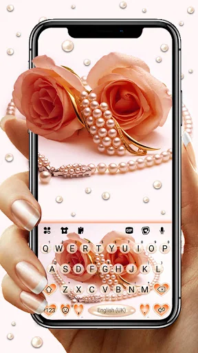 Rose Gold Pearls Theme