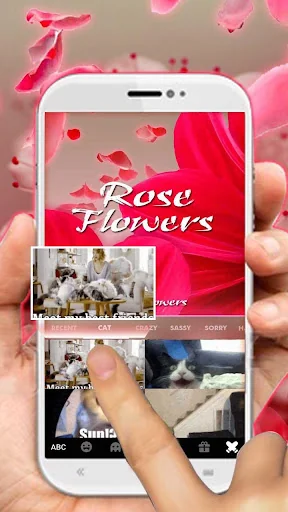 Love Rose Keyboard Theme screenshot 4