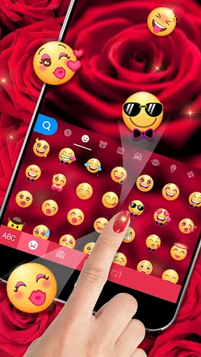 Rose Love Keyboard Theme screenshot 3