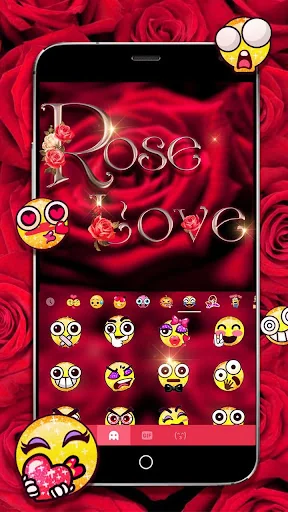 Rose Love Keyboard Theme screenshot 4