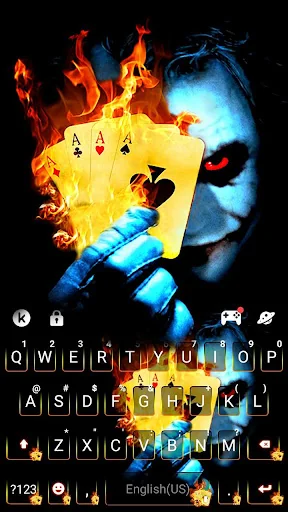 Scary Poker Keyboard Theme