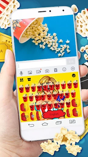 Sexy Popcorn Keyboard Theme