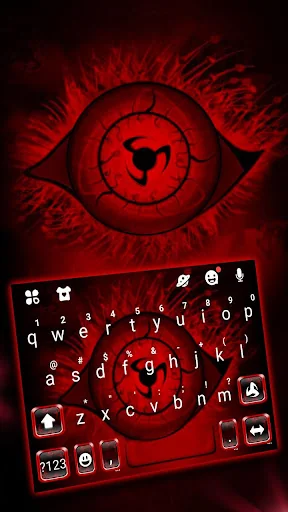 Sharingan Power Keyboard Theme screenshot 1