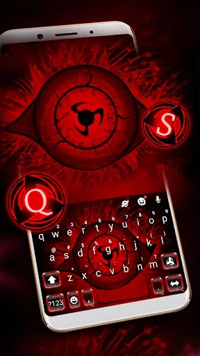 Sharingan Power Keyboard Theme screenshot 2