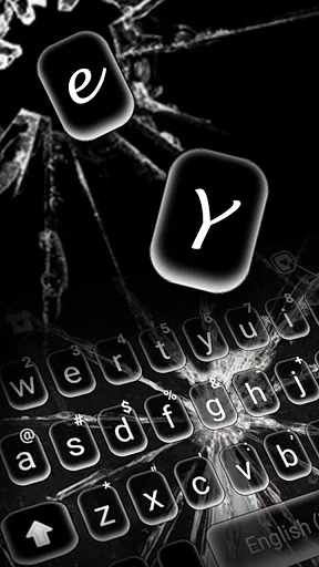 Shattered Screen Keyboard Them screenshot 2