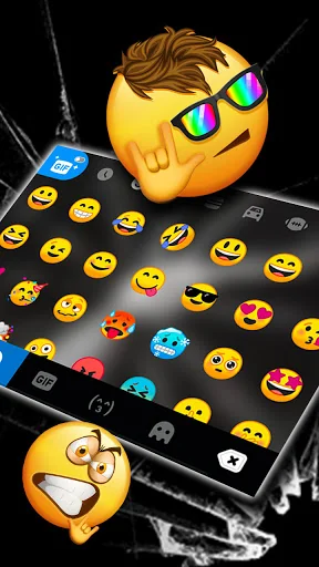 Shattered Screen Keyboard Them screenshot 3