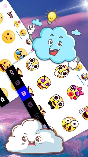 Shining Moon Keyboard Theme screenshot 4