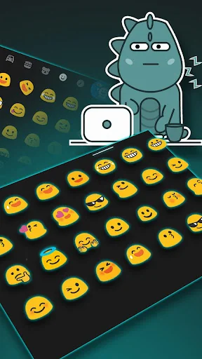 Simple Black Blue Theme screenshot 3