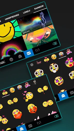 Simple Black Blue Theme screenshot 4