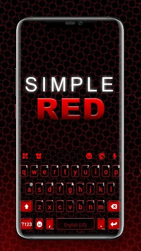 Simple Black Red Theme screenshot 1