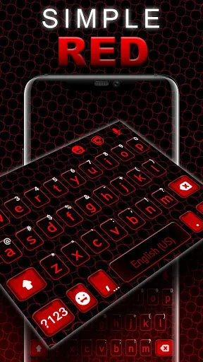 Simple Black Red Theme screenshot 2
