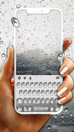 Simple Raindrops Keyboard Them